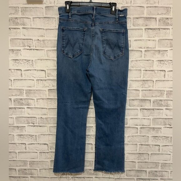 Women’s Mother The Hustler Ankle Fray Jeans Blue Healing Jar Wash, 34 - Picture 2 of 8